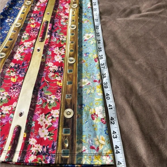 NWT IPGN Women’s Flare Pants Colorful Luxury Material Embellished/Crystals Boho - Picture 7 of 13